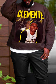 Loose Casual Plus Size Men's Sweatshirts "SATCHEL"