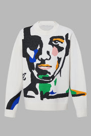 Loose Casual Plus-size Men's Casual Portrait Printing Sweatshirts