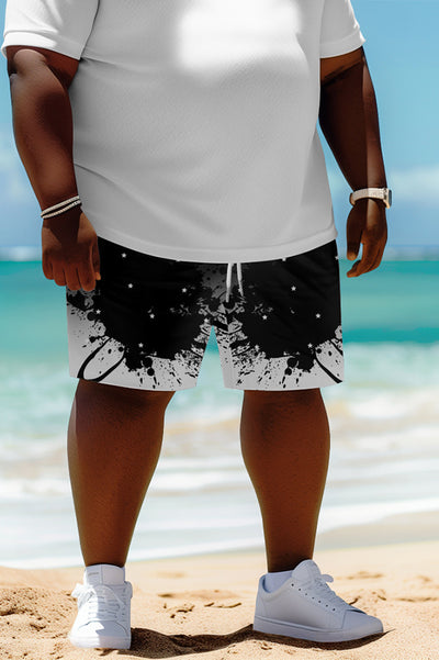 Unique Printed Casual Lace-up Loose Beach Shorts