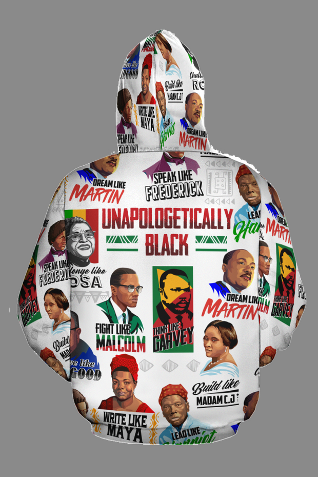 UNAPOLOGETICALLY BLACK 2 ALL-OVER HOODIE