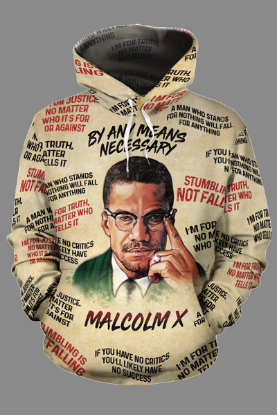 MALCOLM X THE LEADER ALL-OVER HOODIE