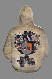 90S HUEY FREEMAN ALL-OVER HOODIE