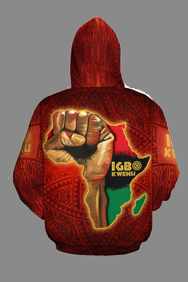 IGBO KWENU 3 ALL-OVER HOODIE