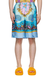 Loose Casual Men's  Shorts Vacation Starfish Print