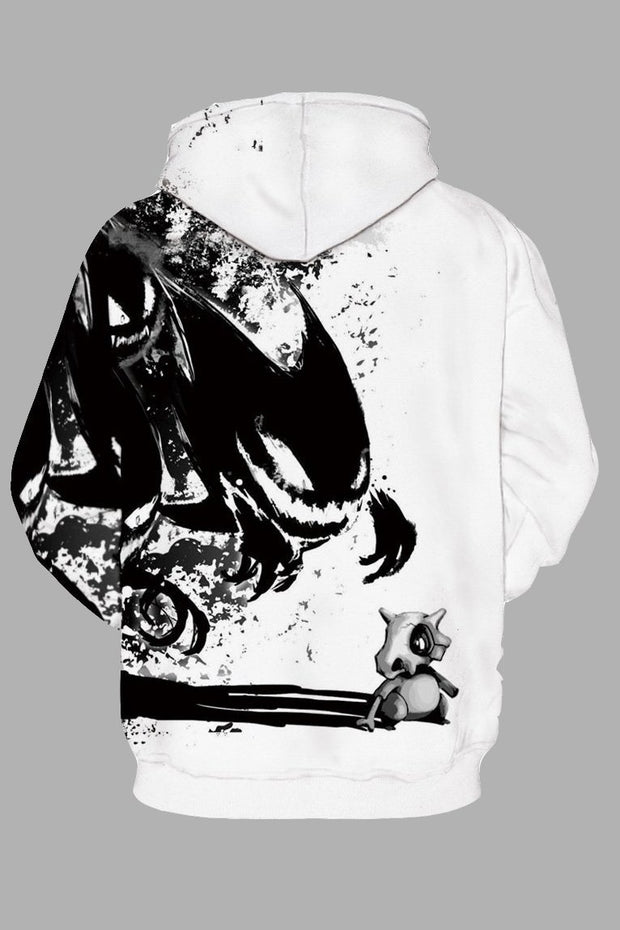 Street 3D  Digital Printed Hooded Sweatshirt