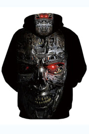 3D Cool Skull Printed Hoodie Sweatshirt