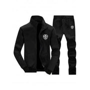 Casual Zipper Design  Men Two-piece Pants Set