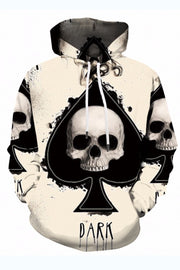 3D Cool Skull Printed Hoodie Sweatshirt