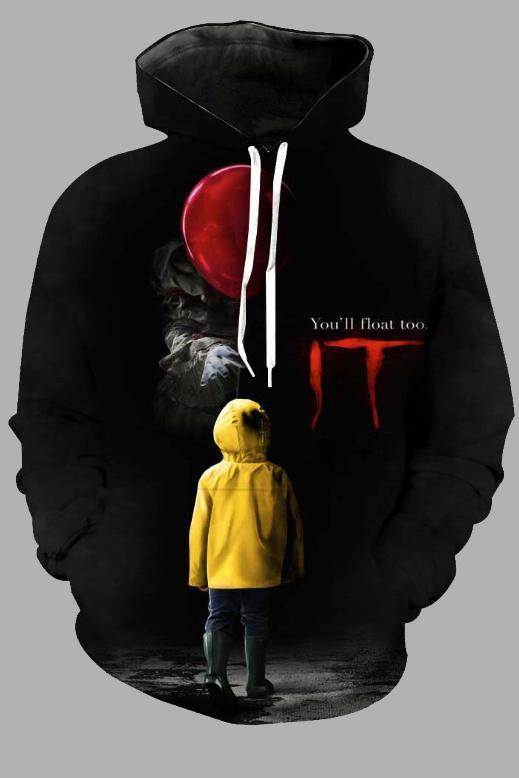 Street 3D  Digital Printed Hooded Sweatshirt