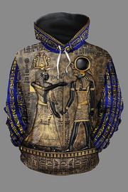 ANCIENT EGYPT GOD ALL-OVER HOODIE