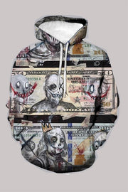 Street 3D Multicolor Digital Printed Hooded Sweatshirt