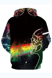 3D Cool Skull Printed Hoodie Sweatshirt